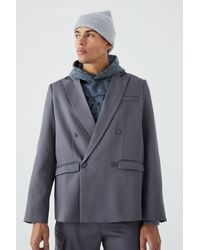 BoohooMAN - Mix & Match Oversized Double Breasted Blazer - Lyst