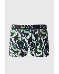 BoohooMAN - Abstract Print Boxers - Lyst