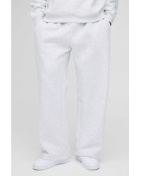 BoohooMAN - Tall 330gsm Extreme Wide Leg Basic Joggers - Lyst