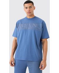 BoohooMAN - Oversized Man Official Mesh Layer T-shirt - Lyst