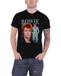 BoohooMAN - David Bowie Life On Mars Homage T Shirt - Lyst