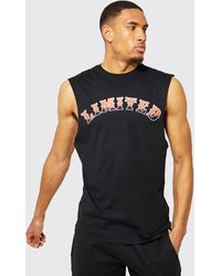 BoohooMAN Sleeveless t-shirts for Men 
