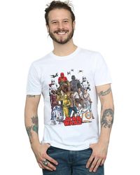 BoohooMAN - Star Wars The Rise Of Skywalker Character Collage T-shirt - Lyst
