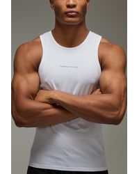 BoohooMAN - Common Pace Running Regular Fit Mesh Tank - Lyst