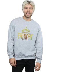 BoohooMAN - Disney The Descendants Fairest Gold Sweatshirt - Lyst