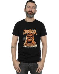 BoohooMAN - Star Wars Chewbacca Rock Poster T-shirt - Lyst