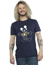 BoohooMAN - Disney Mickey Mouse Xmas Jumper T-shirt - Lyst
