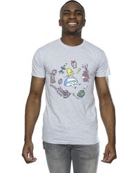 BoohooMAN - Disney Alice In Wonderland Falling T-shirt - Lyst