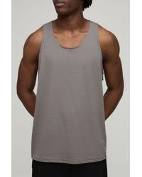 BoohooMAN - Basic Racer-Trägerhemd - Lyst