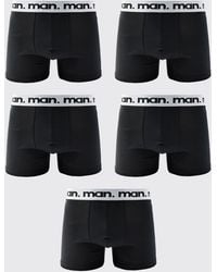 BoohooMAN - 5 Pack Boxers - Lyst