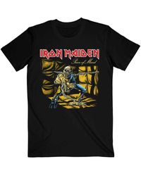 BoohooMAN - Iron Maiden Piece Of Mind Album Cover T Shirt - Lyst