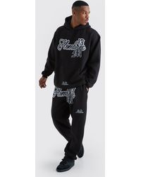 BoohooMAN - Oversized Homme Print Tracksuit - Lyst