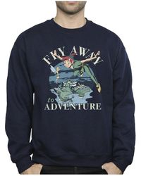 BoohooMAN - Disney Peter Pan Fly Away To Adventure Sweatshirt - Lyst