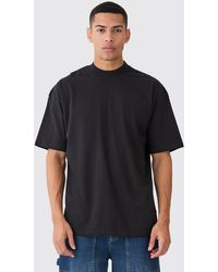 BoohooMAN - Oversized Extended Neck T-shirt - Lyst