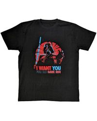 BoohooMAN - Star Wars Darth Vader I Want You T Shirt - Lyst