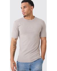 BoohooMAN - Muscle Fit Ofcl Washed Crew Neck T-shirt - Lyst