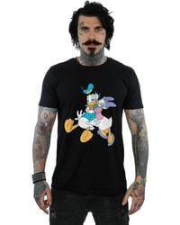 BoohooMAN - Disney Donald And Daisy Duck Kiss T-shirt - Lyst