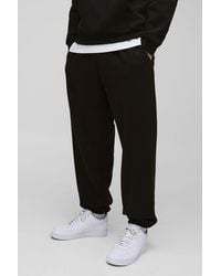 BoohooMAN - Tall 330gsm Oversized Fit Basic Joggers - Lyst