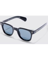 BoohooMAN - Retro Plastic Sunglasses - Lyst