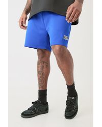 BoohooMAN - Plus Relaxed Fit Scuba Short - Lyst
