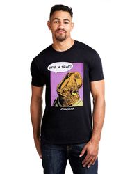 BoohooMAN - Star Wars It's A Trap Cotton T-shirt - Lyst