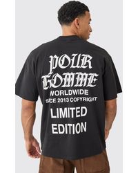 BoohooMAN - Oversized Limited Edition Heavyweight T-shirt - Lyst