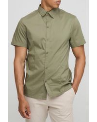 BoohooMAN - Relaxed Fit Basic Short Sleeve Collared - Lyst
