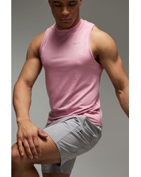 BoohooMAN - Active Camo Performance Regular Fit Tank - Lyst