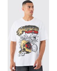 BoohooMAN - Oversized Disco Astronaut Graphic T-shirt - Lyst