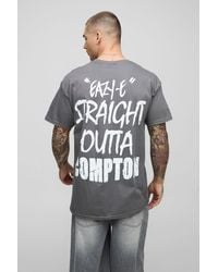 BoohooMAN - Oversize T-Shirt mit lizenziertem Eazy-E Print - Lyst