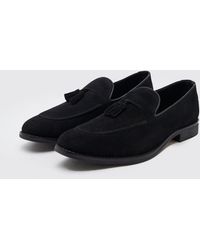BoohooMAN - Loafer aus Wildlederimitat mit Quasten - Lyst