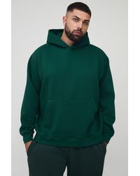 BoohooMAN - Plus Basic Oversized Over The Head Hoodie - Lyst