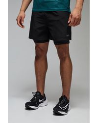 BoohooMAN - Man Active 2-in-1 Stretch Shorts - Lyst