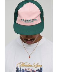 Boohoo - Hamptons Embroidered Cap - Lyst