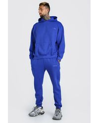 boohooman oversized tracksuit