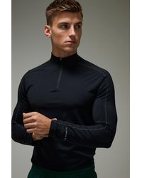 BoohooMAN - Common Pace Running Reflective Muscle Fit 1/4 Zip - Lyst