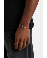 BoohooMAN - Cernucci 3mm Rope Bracelet - Lyst
