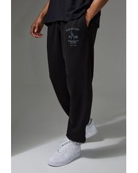 BoohooMAN - Man Active Body Building Club Oversized Joggers - Lyst