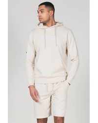 BoohooMAN - Tokyo Laundry Cotton Blend Hoody And Fleece Shorts Co-ord Set - Lyst