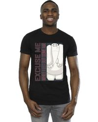 BoohooMAN - Disney Big Hero 6 Baymax Excuse Me Some Air T-shirt - Lyst
