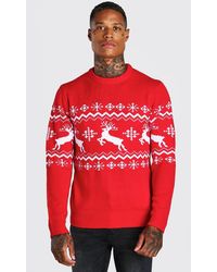 mens fair isle christmas sweater