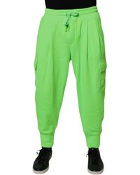 BoohooMAN - Dolce & Gabbana Joggers Pants Casual Style - Green - Lyst