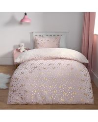 BoohooMAN - Ohs Unicorn Duvet Cover Fleece Heart Warm Quilt Reversible Soft Metallic Bedding Set - Lyst