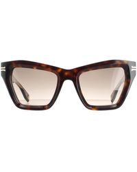 BoohooMAN - Marc Jacobs Cat Eye Havana Crystal Brown Gradient Mj 1001/s - Lyst
