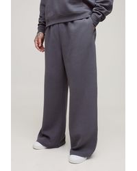 BoohooMAN - Tall 330Gsm Extreme Wide Leg Basic Sweatpants - Lyst