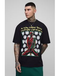 BoohooMAN - Tall Oversized A Tribe Called Quest License Print T-Shirt - Lyst
