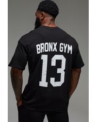 BoohooMAN - Active Bronx Workout Oversized T-Shirt - Lyst