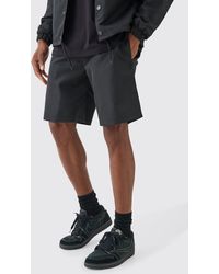 BoohooMAN - Elastic Waist Comfort Nylon Shorts - Lyst