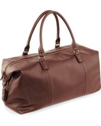 BoohooMAN - Quadra Nuhide Weekender Holdall - Lyst