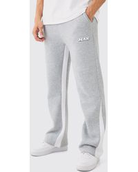BoohooMAN - Gusset Contrast Stitch Jogger - Lyst